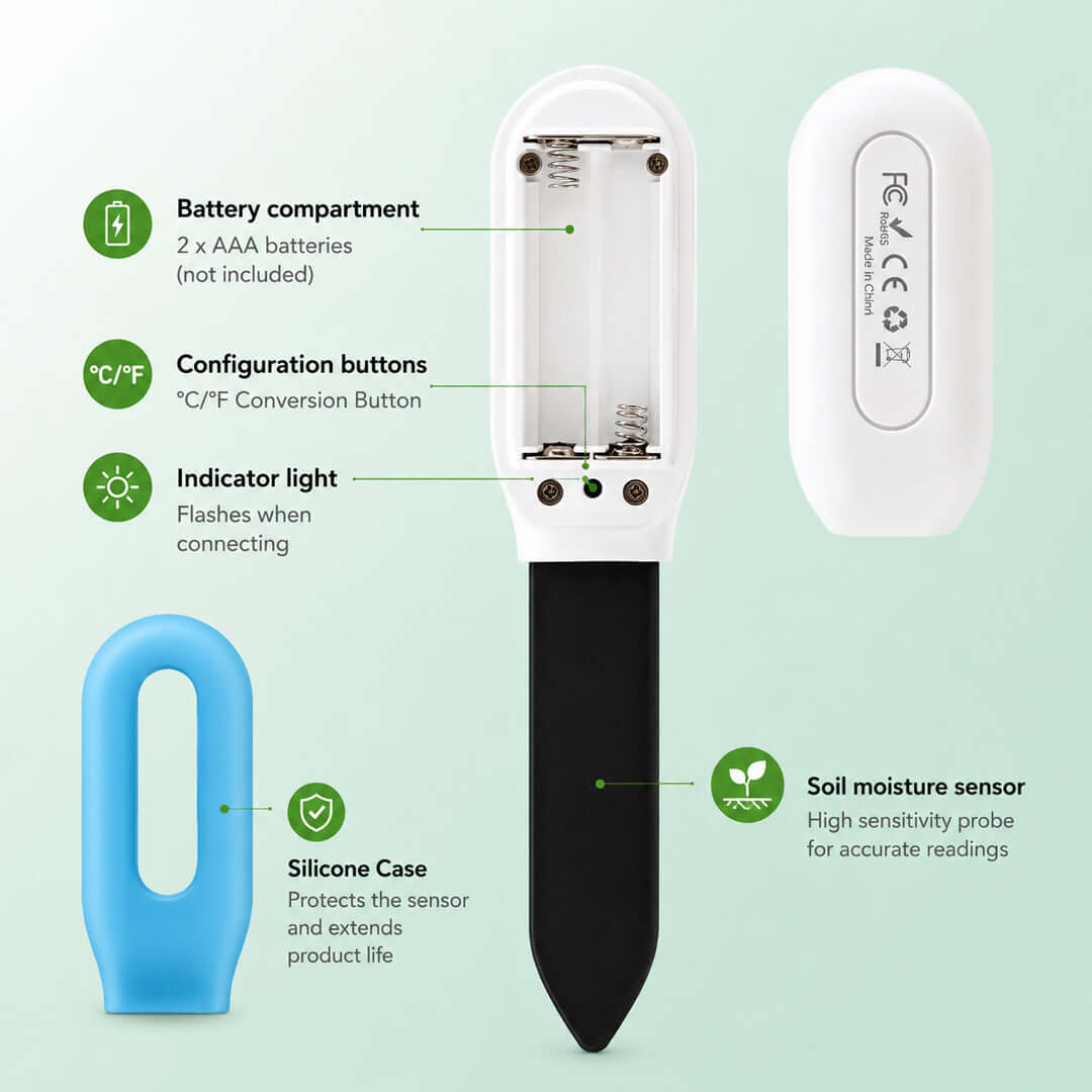 Smart soil sensor for plants real-time tracking