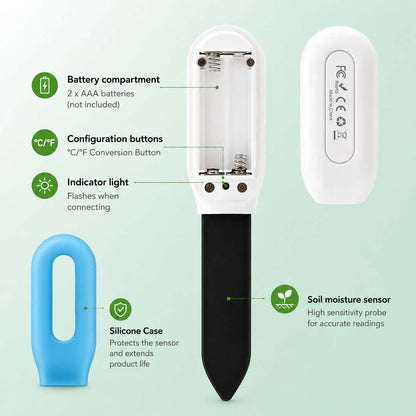 Smart soil sensor for plants real-time tracking