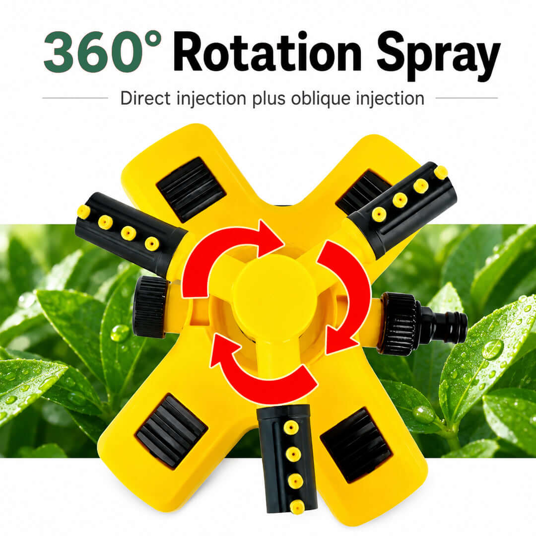 PureNest 360 Automatic Sprinkler for flower beds and lawns