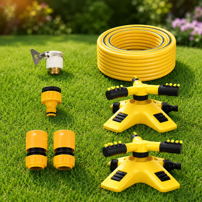 PureNest 360 Automatic Sprinkler watering lawn